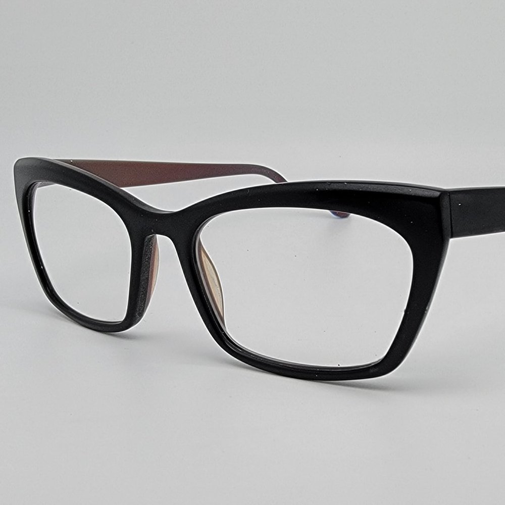 Bruuns Bazaar Copenhagen Josefine Nielsen Briller Matte Black Cat Eye Eyeglasses